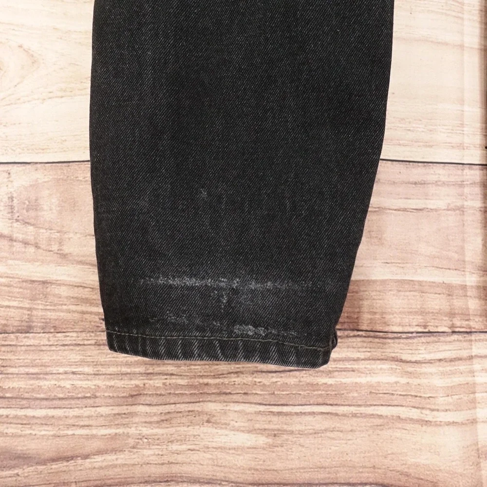 Levis 550 Jeans Mens 37x31 (38x32) Black Charcoal Relaxed Fit Denim Pants
